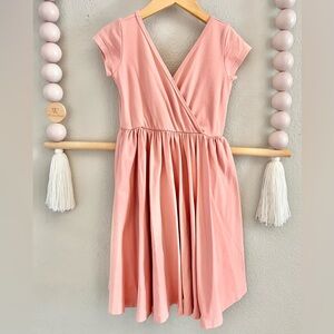 Alice + Ames Ballet Cut Blush Pink Twirl Dress